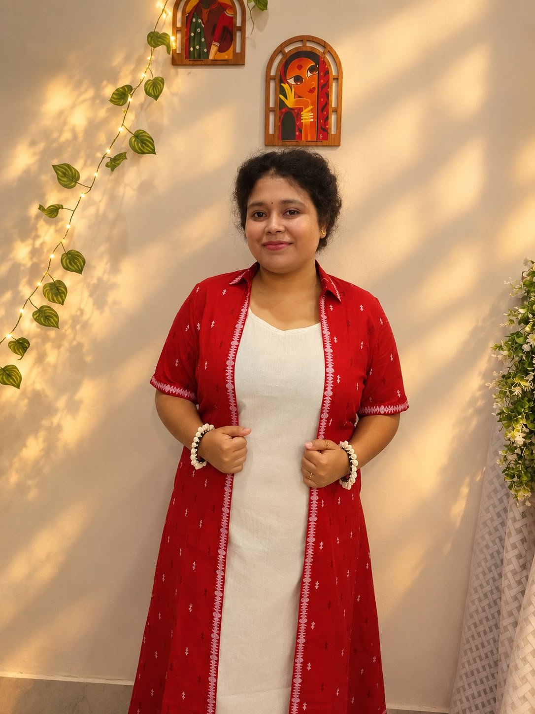 KOROBI — (JAMDANI PRINT )A Contemporary Bengali Classic - Image 9