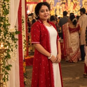 KOROBI — (JAMDANI PRINT )A Contemporary Bengali Classic