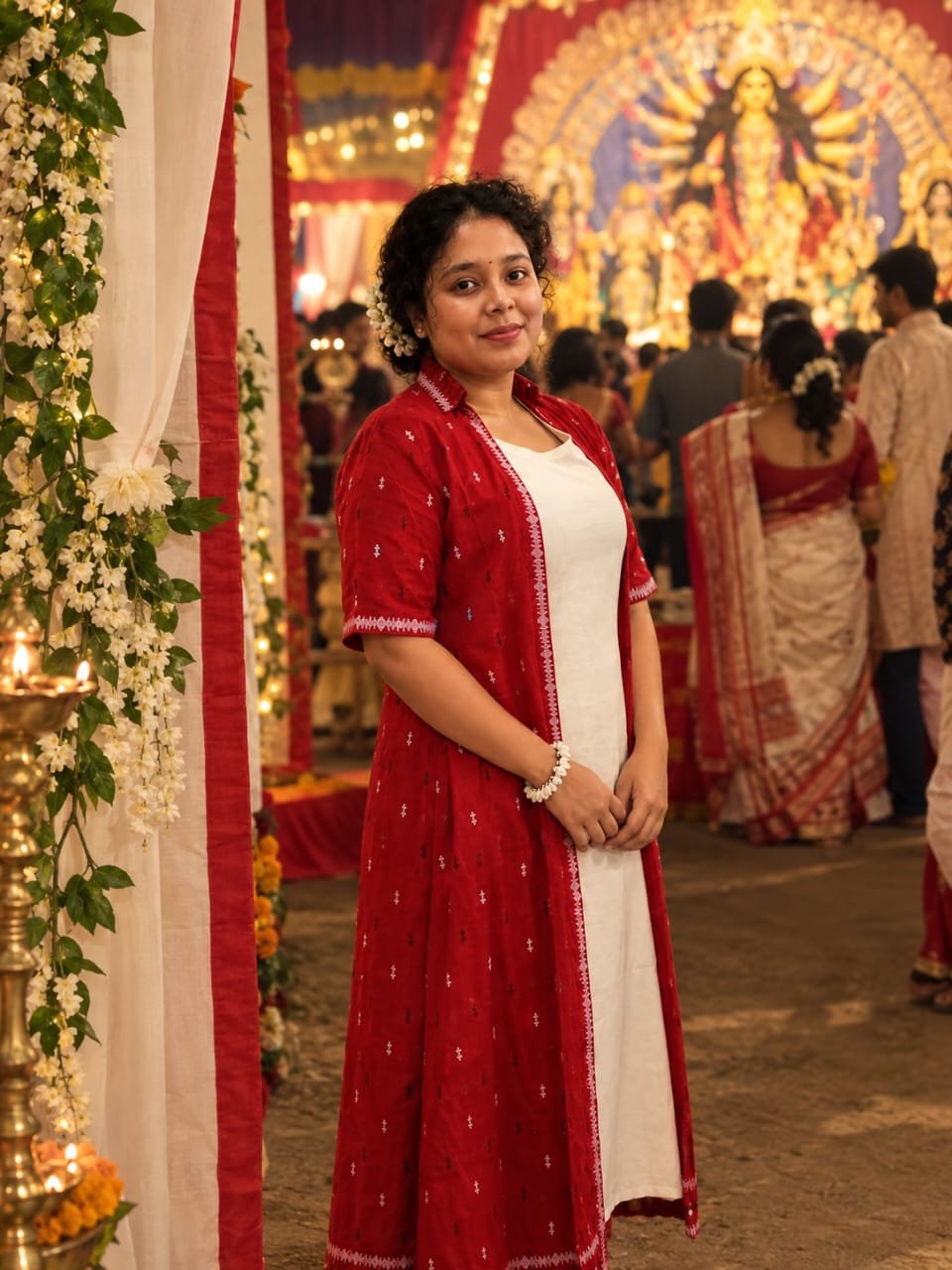 KOROBI — (JAMDANI PRINT )A Contemporary Bengali Classic